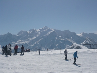 Mont Blanc from Flaine